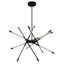 Integrated LED Chandelier – Modern Geometric Pendant Light for Dining Room, Kitchen, or Entryway-348709271-350827155