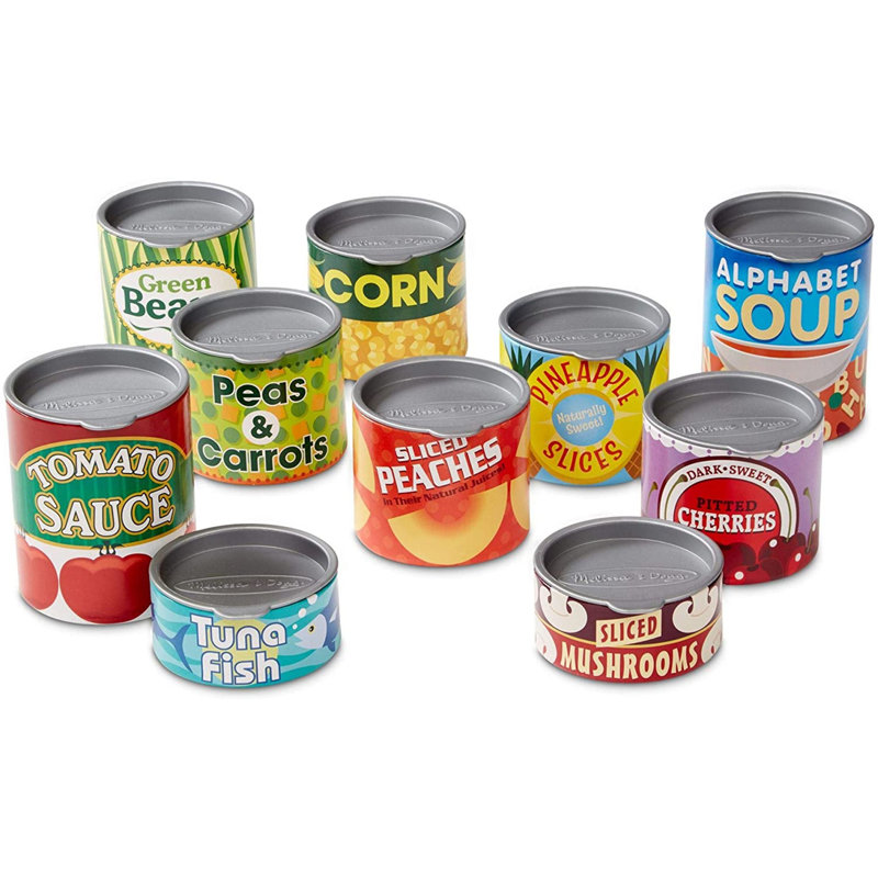 Preschool Pretend Grocery Shopping Accessories with Kitchen Accessories