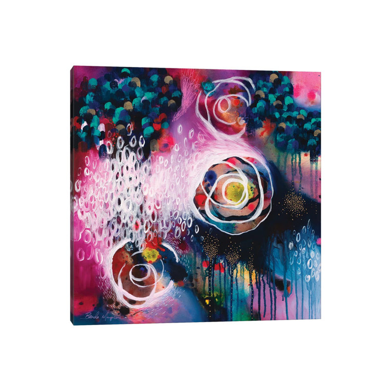 Dancing Through The Mess by Brenda Mangalore - Wrapped Canvas Painting, 93.98 cm H x 93.98 cm W x 3.175 cm D