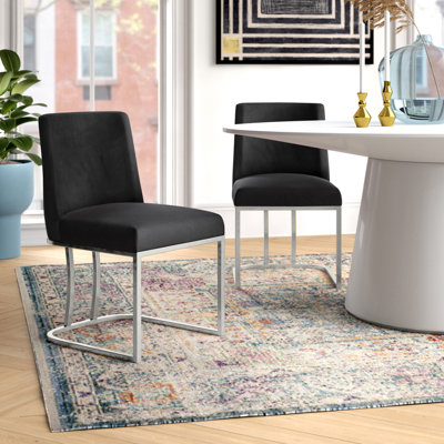 Heidi Velvet Upholstered Side Chair