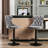 Swivel Velvet Barstools With Adjustable Seat Height, Tufted Backs, And Large Stable Base For Home Pub And Kitchen Island, Set Of 2-2115844111