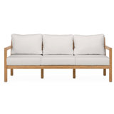 Classic Teak Sofa - Charcoal