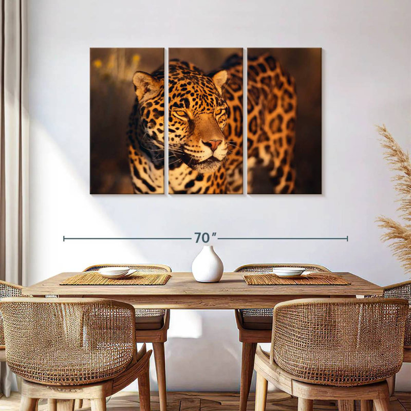 Brampt Jaguar Under The Sun, 36" H x 57" W