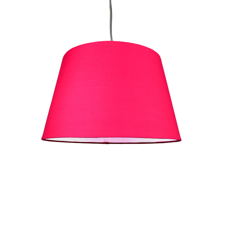 Cotton Empire Lamp Shade ( Clip On ), Hot Pink, H22 x W35 x D35cm