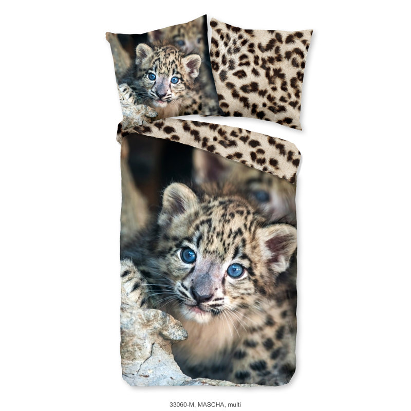 Cotton Abstract Duvet Cover with Pillowcases Included
