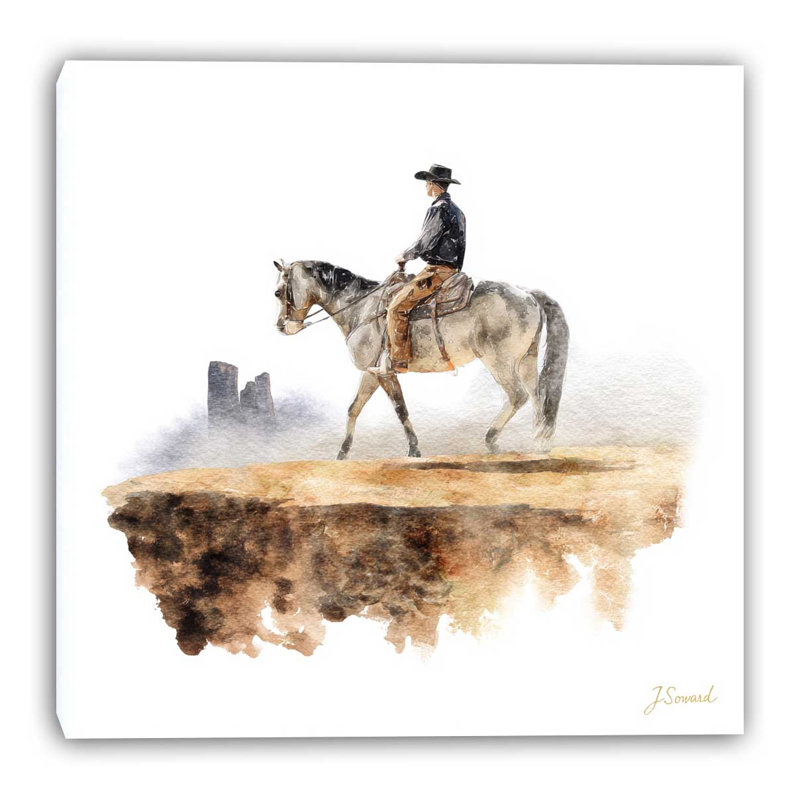 Art mural sur toile Frontier Rest, L 40 po x H 40 po x P 1,5 po