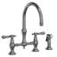 Chesterfield Kitchen Bridge Faucet with Side Spray-329615690