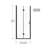 32" - 33.2" Adjustable Width Pivot Glass Shower Door, 6Mm Tempered Clear Glass, Black Finish, Reversible Installation, 180 Internally/Externally Pivot, Bi Folding Hinges, Water Leakage Prevention-124897865