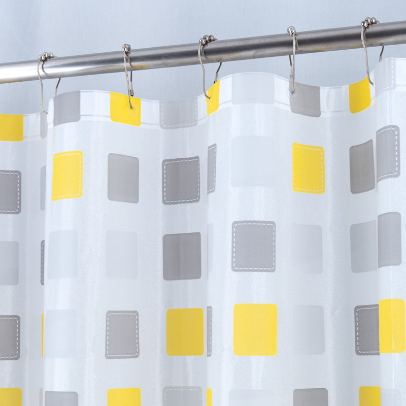 Rideau de douche Bachangada Peva, Jaune