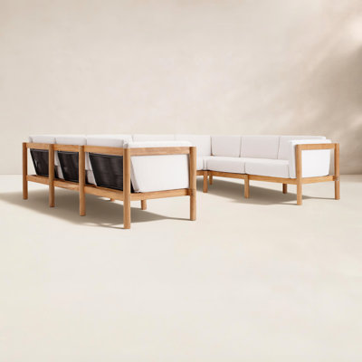Haven 116'' Wide U-Shaped Patio Sectional with Sunbrella® Cushions