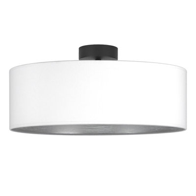 Tres Fabric Flush Mount