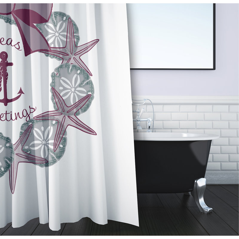 Rideau de douche Seas and Greetings, Fleur de la Passion
