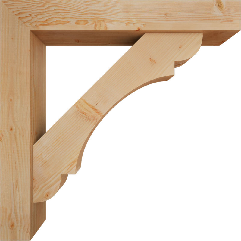Support de bloc olympique avec entretoise décalée, 44 x 44, Sapin Douglas de l 7 1/2 (lisse)