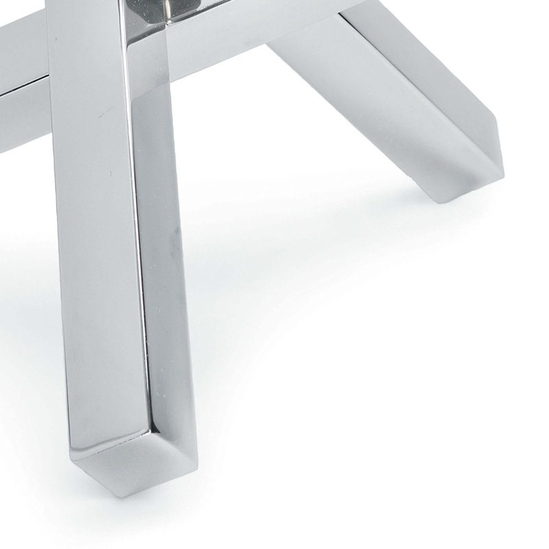 Intersecting Sculpture, Polished Nickel