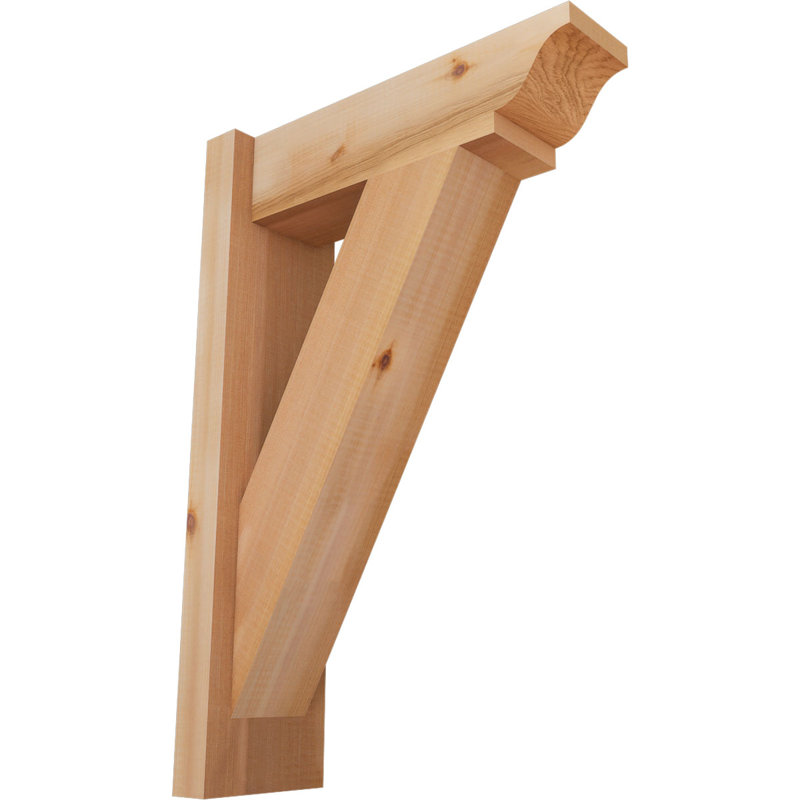 Persienne traditionnelle en bois rustique, Cèdre rouge de l'Ouest l 5 1/2 po (lisse), P 16 po x H 24 po