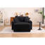 Canapé-lit simple avec repose-pieds amovible, fauteuil-lit confortable, canapé-lit moderne et de haute qualité pour salon, chambre à coucher, petit appartement
