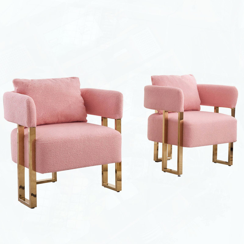 Chaise décorative Modern, Ourson rose