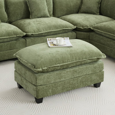 35.4’’ Rectangle Chenille Ottoman for Modular Sectional Sofa