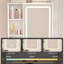 Mini coiffeuse moderne avec miroir DEL et rangement caché