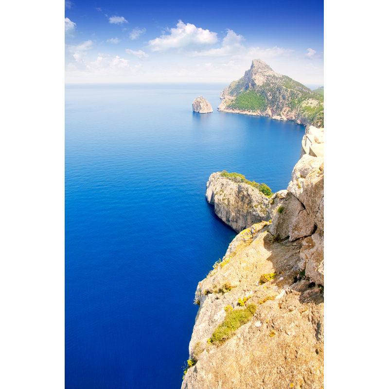 Formentor Cape To Pollensa - Wrapped Canvas Print, 46cm H x 30cm W x 3.8cm D