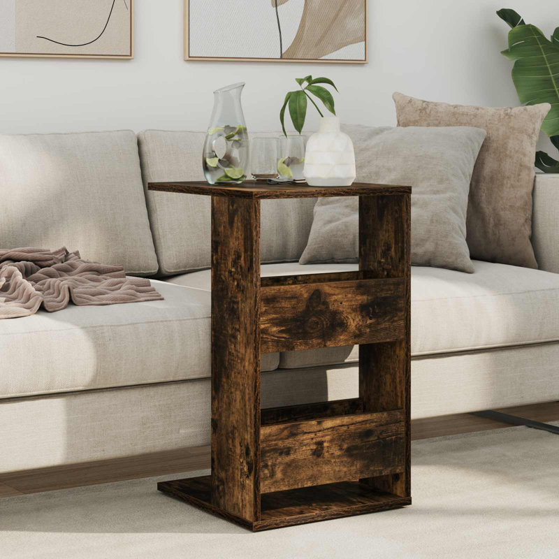 End Table, Smoked Oak