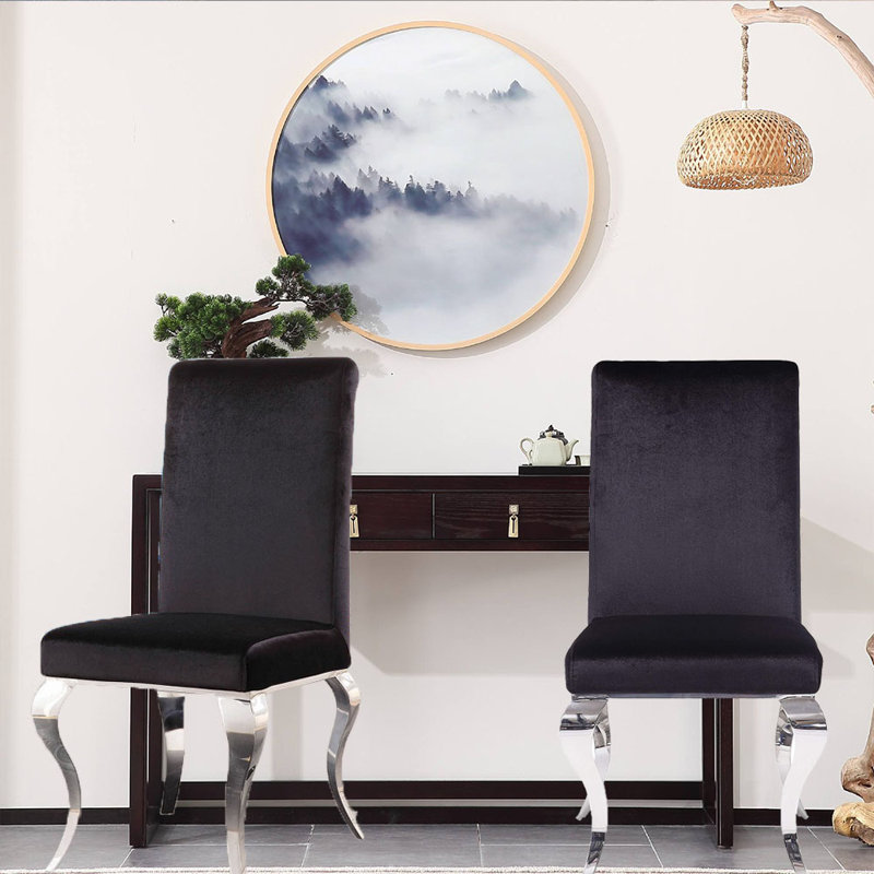 Eric 18'' H Fabric Upholstered Side Chair
