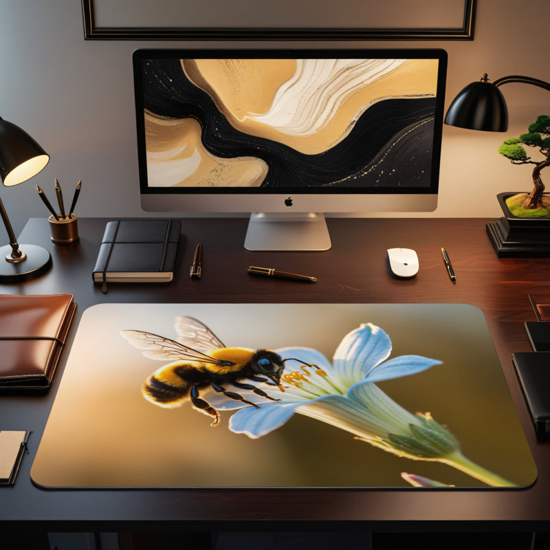 Polyester Desk Pad, 14.4x12.1