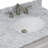 Bonavista 31 " W Freestanding Standard Single Vanity Bathroom Vanity With Carrara Marble Top