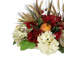 Fall Centerpiece With Hydrangeas, Pomegranates And Wheat