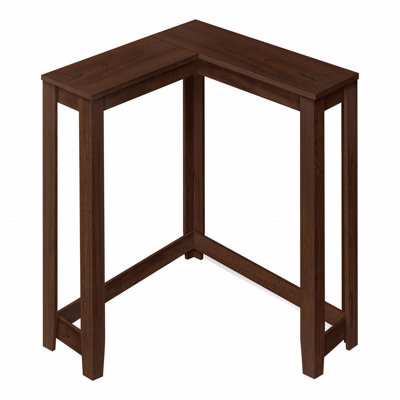 Narrow Console Table, Accent Entryway Corner Living Room Bedroom, Brown Laminate Contemporary Modern