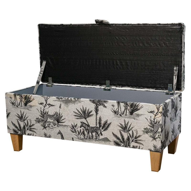 100cm Storage Bench, White Safari