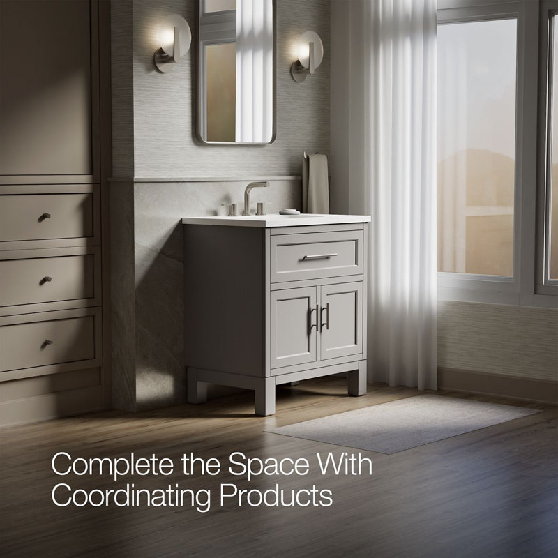 Quo 31" Single Bathroom Vanity Set, Mohair Gray