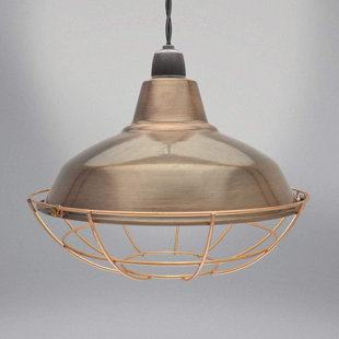 - Light Brown Dome Pendant