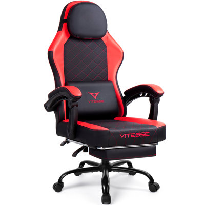 Adjustable Reclining Ergonomic Game Chair by Inbox Zero