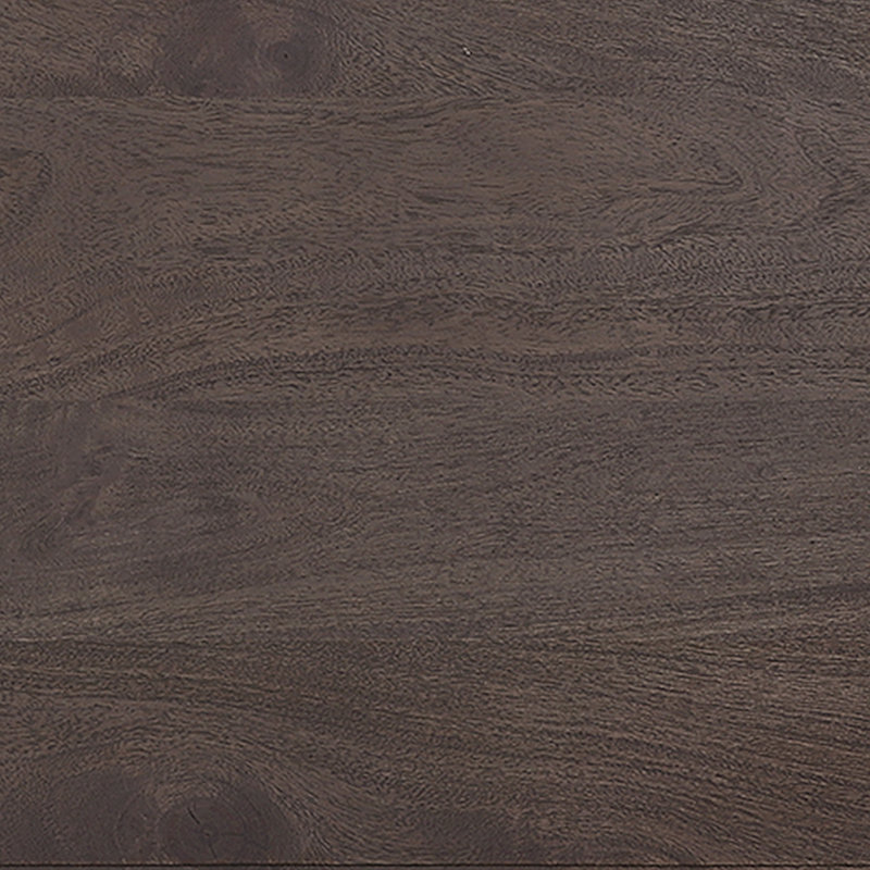 Table basse en bois massif avec pieds tournés à la main Braydan - Brun, Brun café