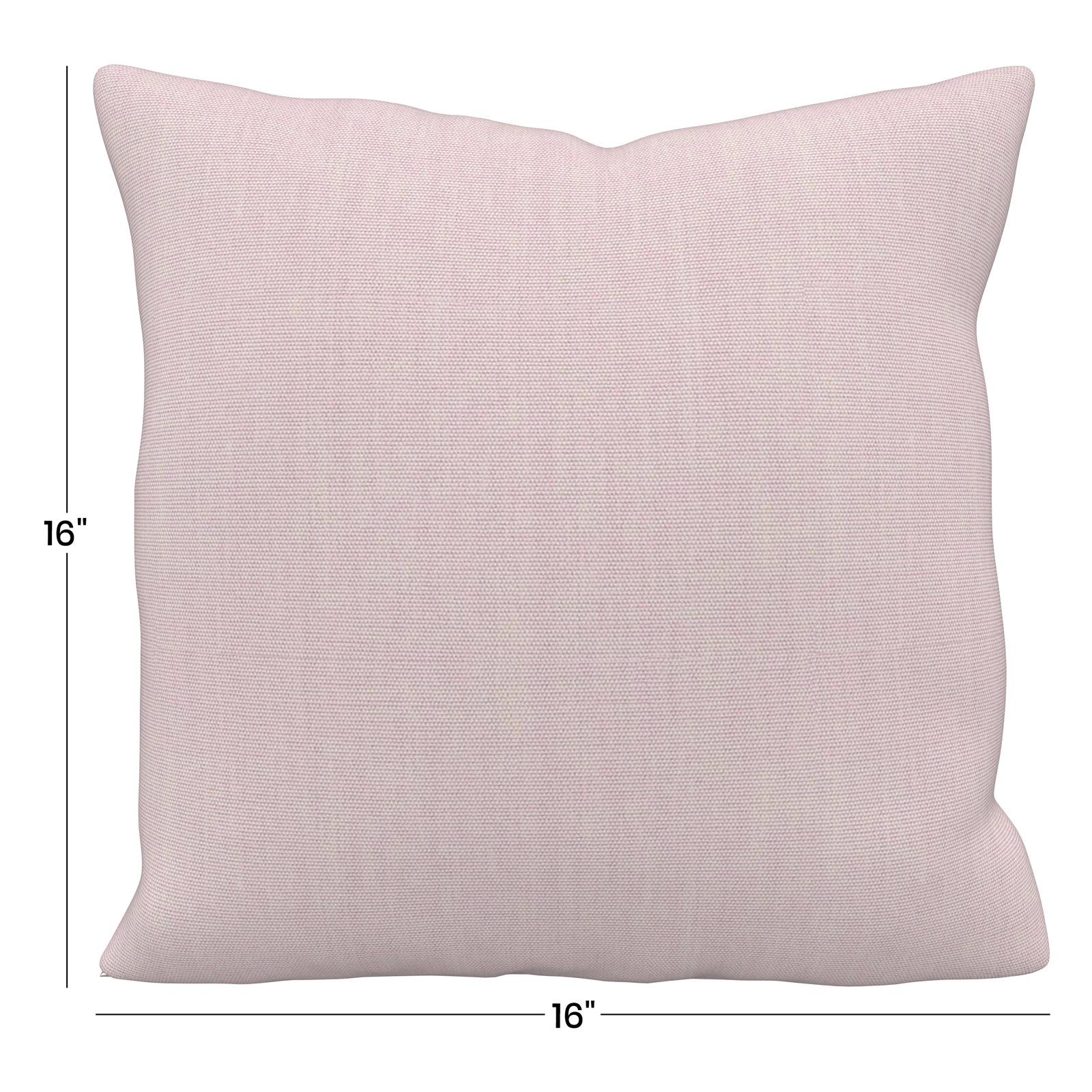 Gabi Indoor/Outdoor Throw Pillow, Square 16", Pink
