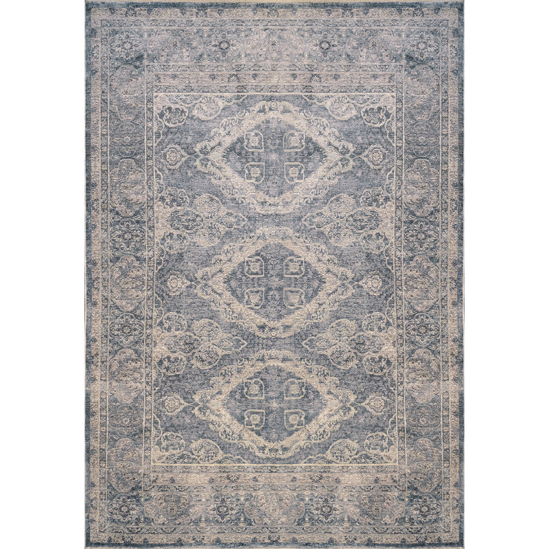 Oriental Indoor Rug, Rectangle 9" x 12'6"