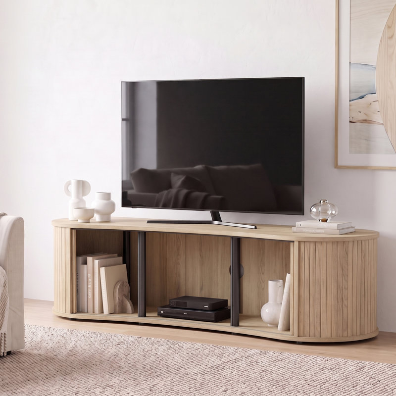 Flutoria Colluci Oval TV Unit, Oslo Oak