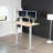 VIVO Single Motor Electric Desk with Push Button Memory Controller-97735780-97735792