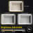Carlecia LED Bathroom Mirror Backlight Mirror Touch Dimmable Wall Mount Anti-fog Smart Mirror-1263098659