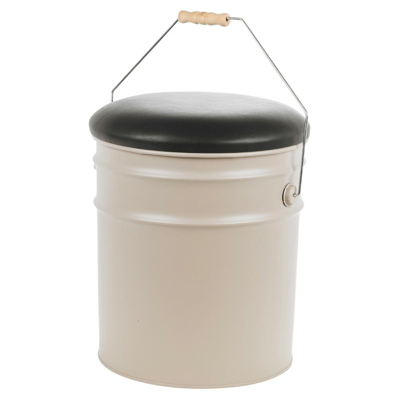 Wildman Aluminium Accent Stool, Beige