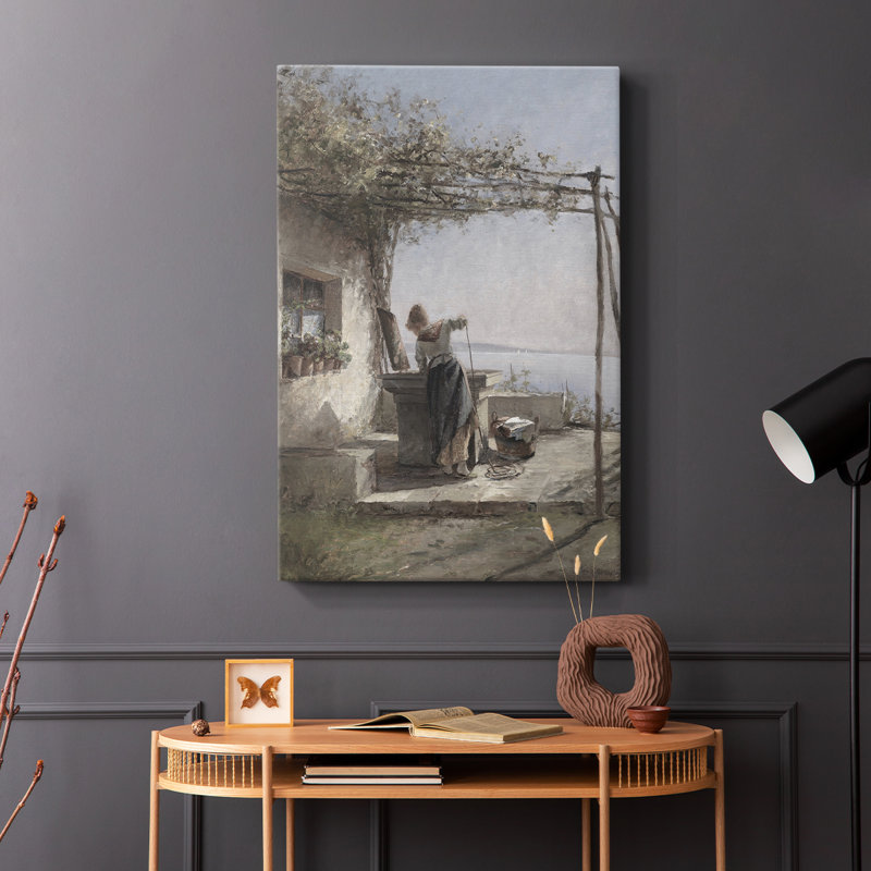Paysage rétro Cxxxi - Galeria Cavas, H 36 po x l 24 po