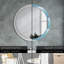 Huldar Glass Flat Wall Mirror