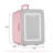 Frigidaire 15 Can/10 Liter Beauty Lighted Mirror Mini Personal Fridge Cooler, Pink-116797371