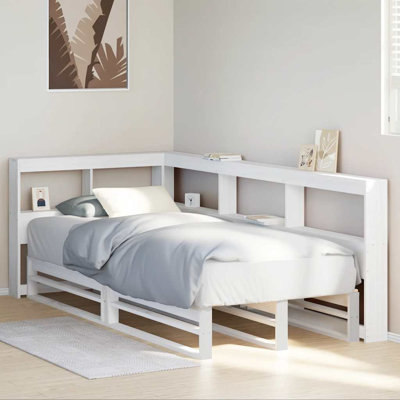Solid Wood Storage Bed