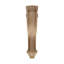 Corbeau en bois massif classique brut moyen 10-1 / 16 po x 2-1 / 8 po x 6-11 / 16 po-75105011