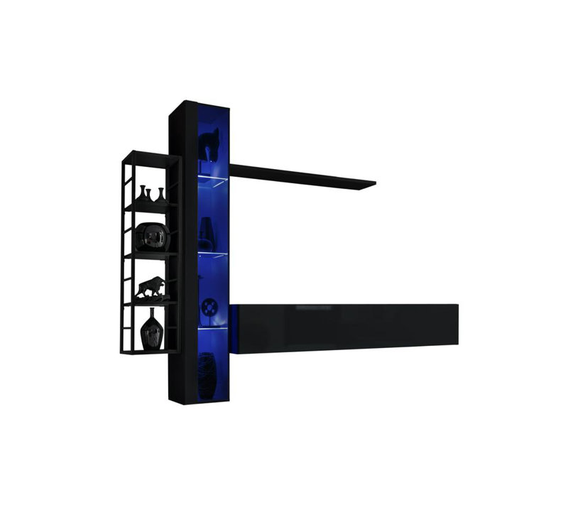 Unfinished Entertainment Centre for TVs up to 75", Black