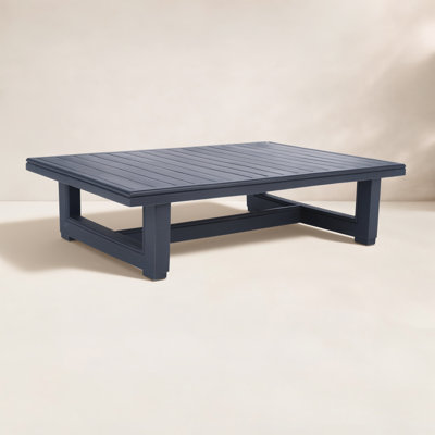 Melrose Slatted Metal Outdoor Coffee Table