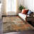 Machine Washable Indoor/Outdoor Cicel ACN1216 Khaki Rug-100476295