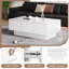 Amiena Pedestal Coffee Table with Storage